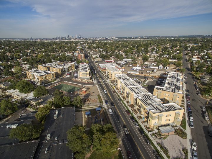 Del Corazon, affordable housing, transit corridor aerial — VMWP