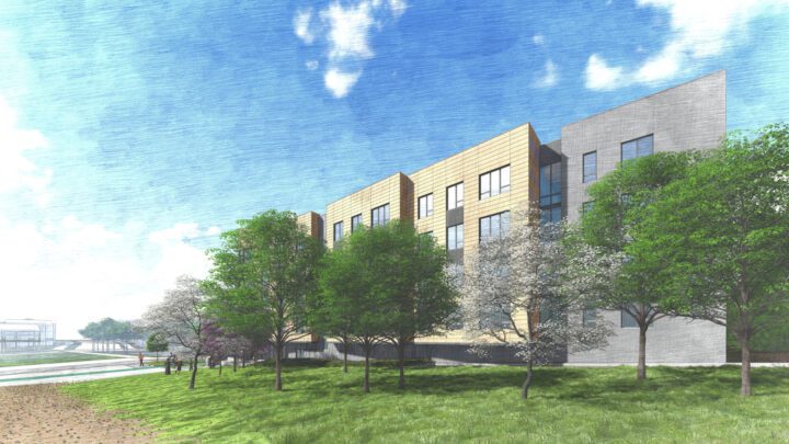 VMWP, Sunnydale, Luca, Block 9, affordable housing Architect, San Francisco, view from park — VMWP