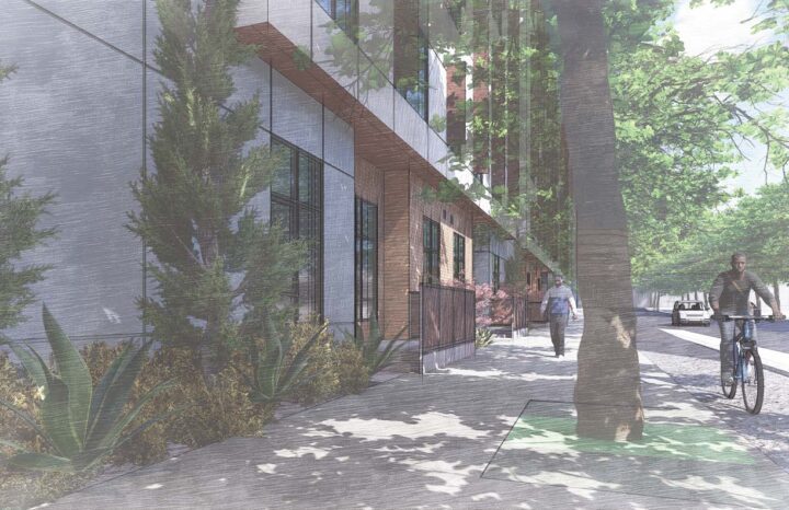 Balboa Reservoir, San Francisco affordable housing architect-Building_E-Lee stoops — VMWP