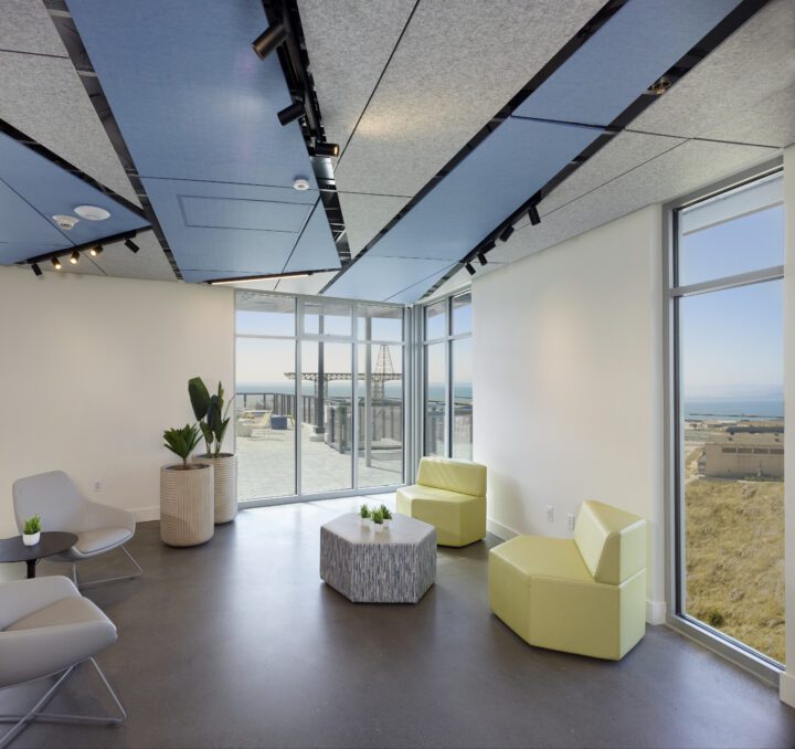 Dorris M Vincent Apartments, Affordable Housing Architect San Francisco, VMWP, community room view — Photography: Ken Gutmaker