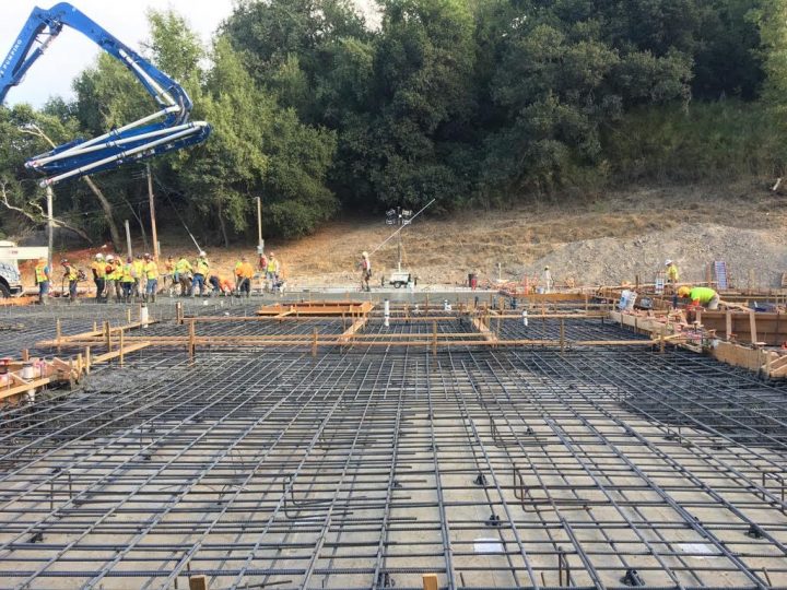 Victory Village, senior housing, slab reinforcement stage — VMWP