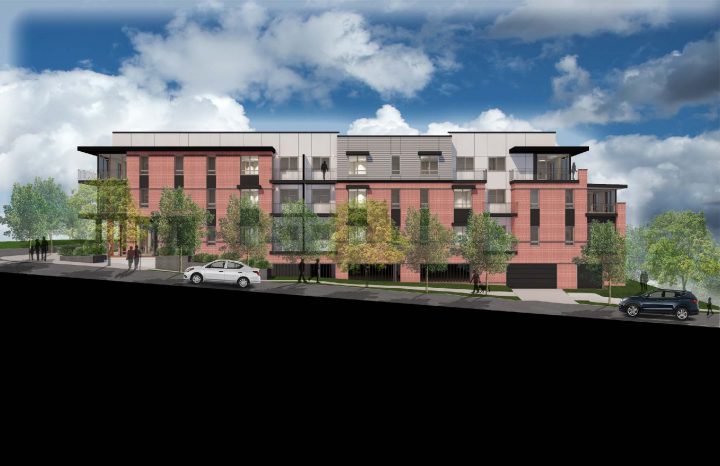3210 Shoshone, affordable housing architect, south facade elevation — VMWP