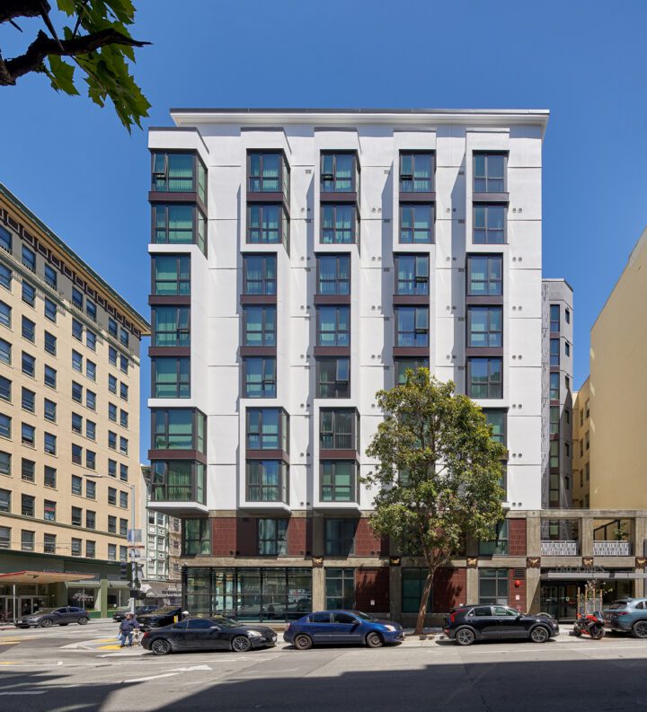 180 Jones, San Francisco affordable housing architect, primary street facade — VMWP