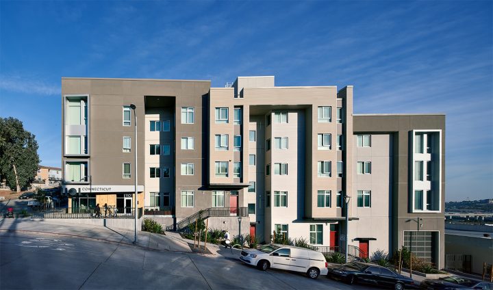 VMWP 1101 Connecticut affordable housing, Architect, San Francisco, steep slope — http://www.keithbakerphotography.com/