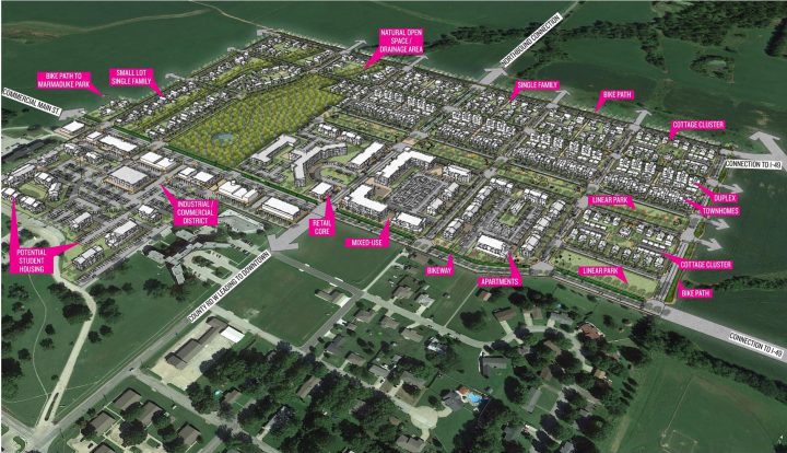 North Nevada Livable Community Plan, urban design, neighborhood framework diagram — VMWP