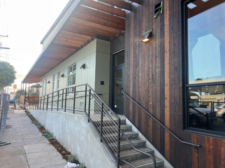 Mother Bernard House, motel conversion, accessible entrance ramp — VMWP