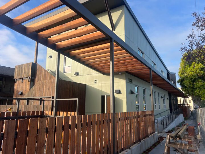 Mother Bernard House, motel conversion, covered exterior walkway — VMWP