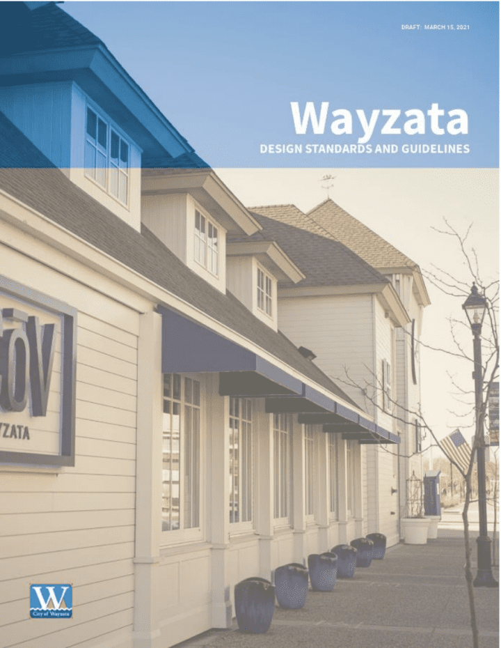 Wayzata Design Standards. design standards, main street facade — VMWP
