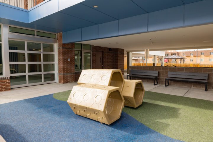 AVi at Olde Town, affordable housing architect, children’s play area — VMWP