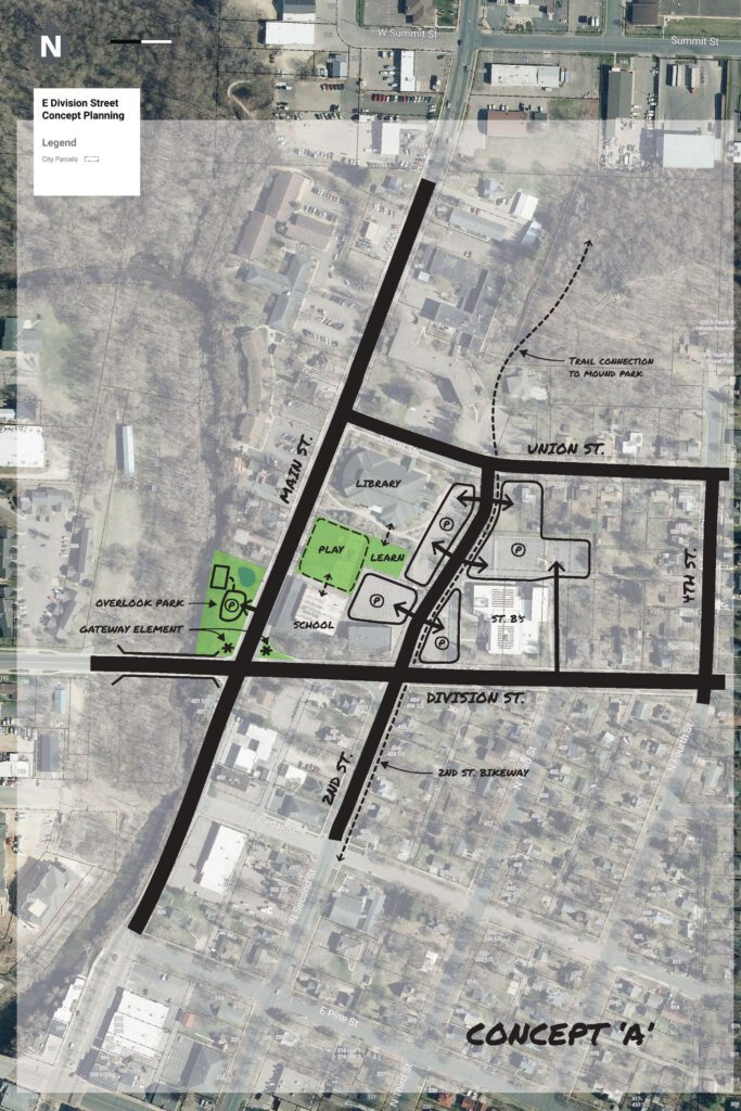 East Division Street Small Area Plan-CONCEPT A