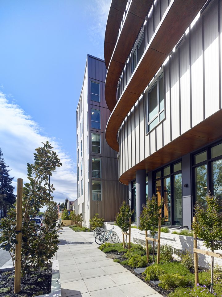 Luna Vista, 950 El Camino Real, LEED Platinum, Affordable Housing, VMWP, Supportive Housing, pedestrian experience — https://www.kengutmaker.com/