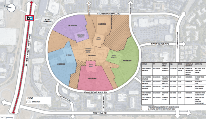 Stoneridge Mall Framework, mall conversion, land use plan — VMWP