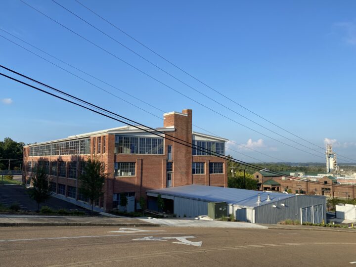 Mississippi Center for Innovation and Technology, adaptive reuse, rear street elevation — VMWP
