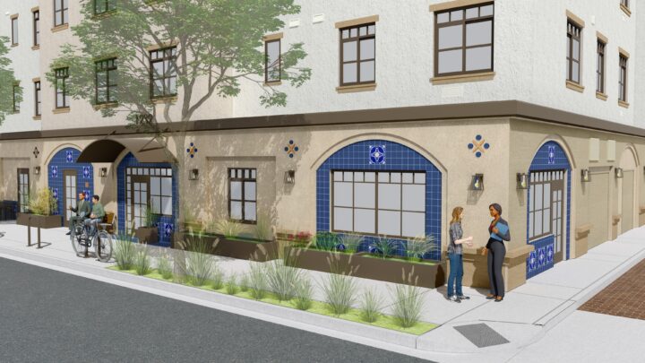 VMWP-Cherry_Street-Affordable_Family_Housing, corner entry — Image: VMWP