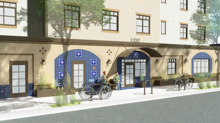 VMWP-Cherry_Street-Affordable_Family_Housing, entry view — Image: VMWP