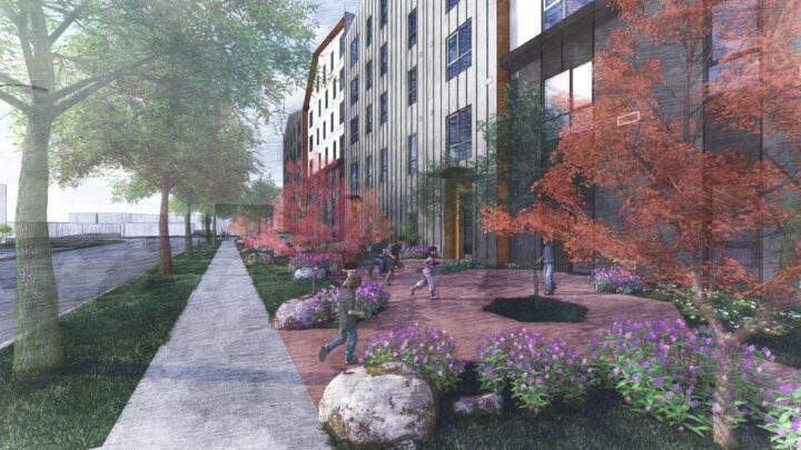 VMWP-Kooser-Affordable_Housing-Arcade_San_Jose - landscaping — Image: VMWP