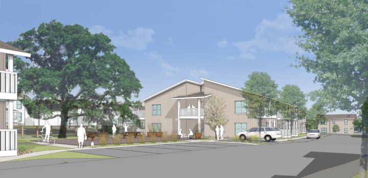 VMWP Southeast Santa Rosa Affordable Senior Housing parking — Image: VMWP