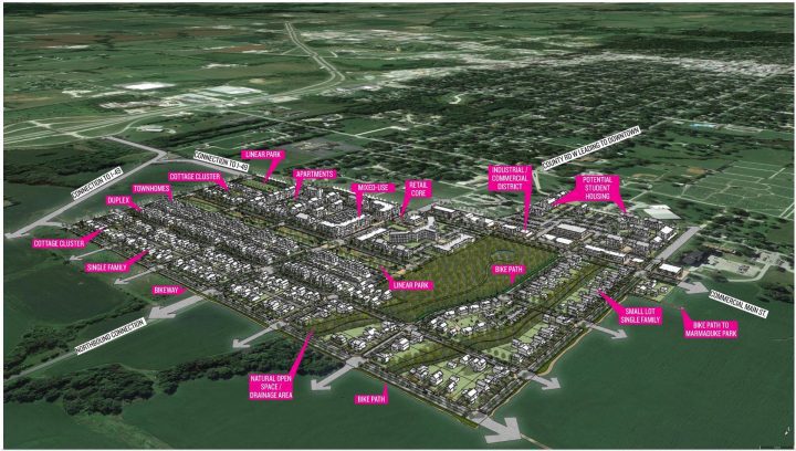 North Nevada Livable Community Plan, urban design, development concept diagram — VMWP