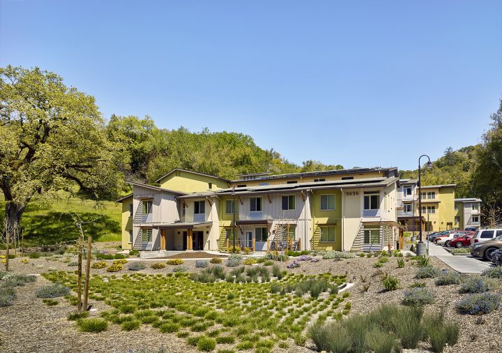 Victory Village, senior housing, landscaped residential exterior — VMWP