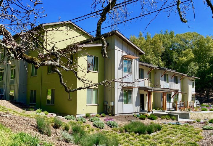 Victory Village, senior housing, residential wing facade — VMWP