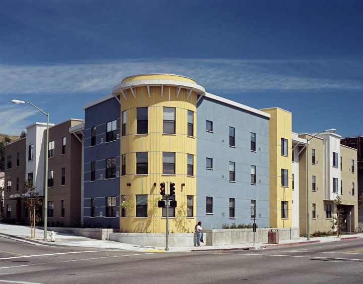 Eastmont Court Special Needs Housing Oakland corner