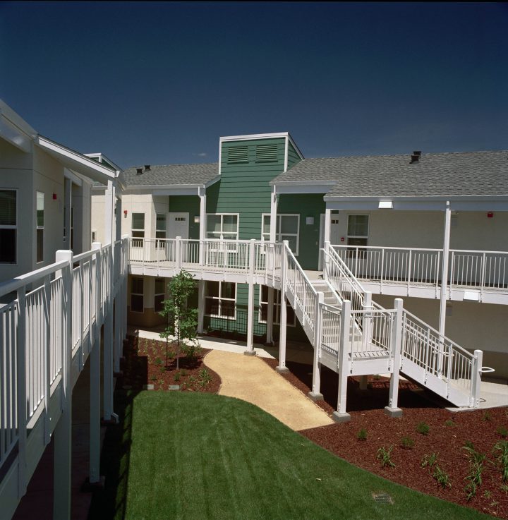 Fremont Oak Gardens Housing Design for Hearing Impaired Seniors - stairs
