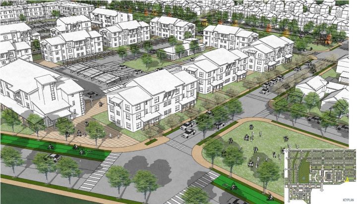 North Nevada Livable Community Plan, urban design, residential block rendering — VMWP