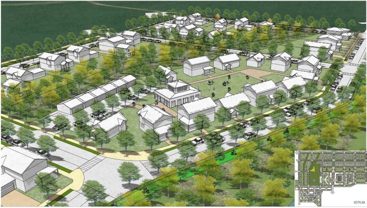 North Nevada Livable Community Plan, urban design, neighborhood housing rendering — VMWP