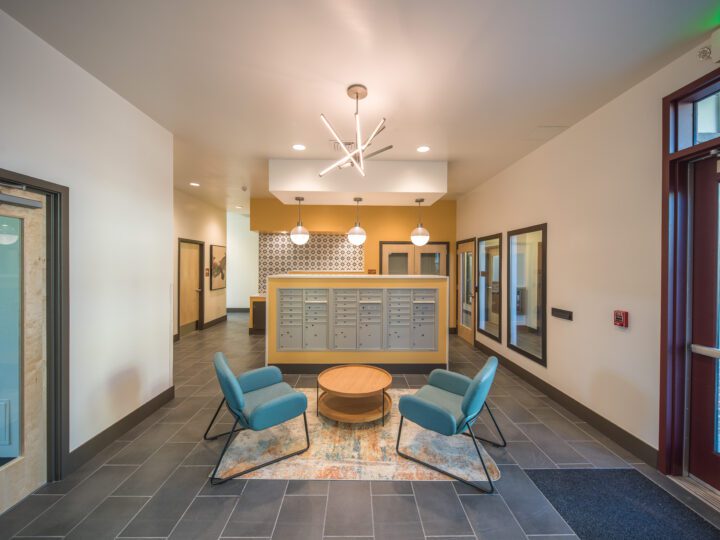 VMWP-Ascent_on_Hover-affordable_housing with childcare ECE mailboxes — Photography: Matt Staver