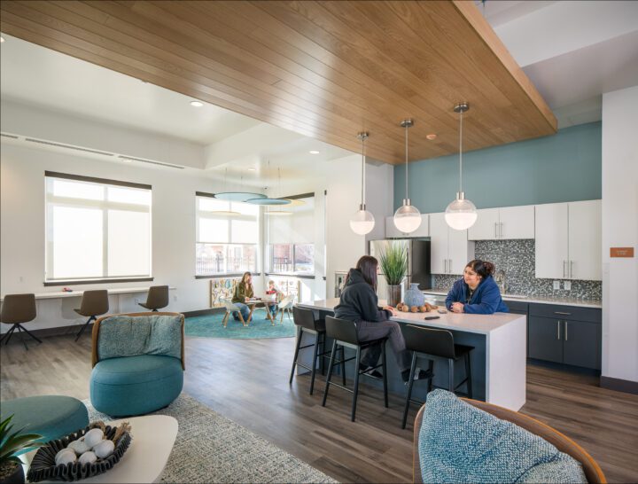 VMWP-Ascent_on_Hover-affordable_housing with childcare ECE community kitchen — Photography: Matt Staver