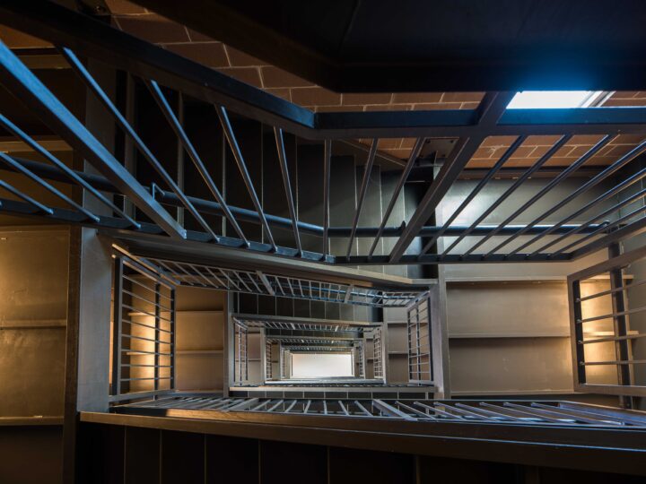 Affordable Housing Atop Mixed-Use Community Montbello FreshLo Hub Denver stair detail — Image: Matt Staver