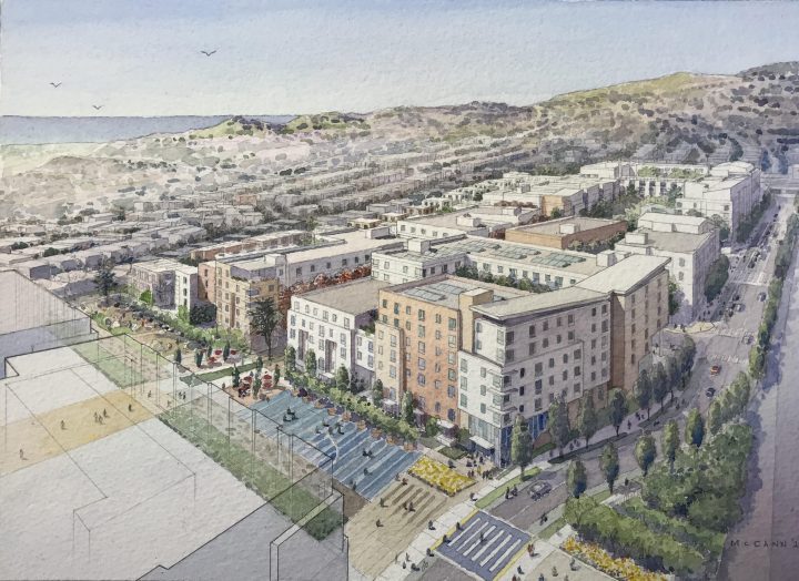 VMWP Balboa Reservoir Urban Design Master Plan Birds eye view