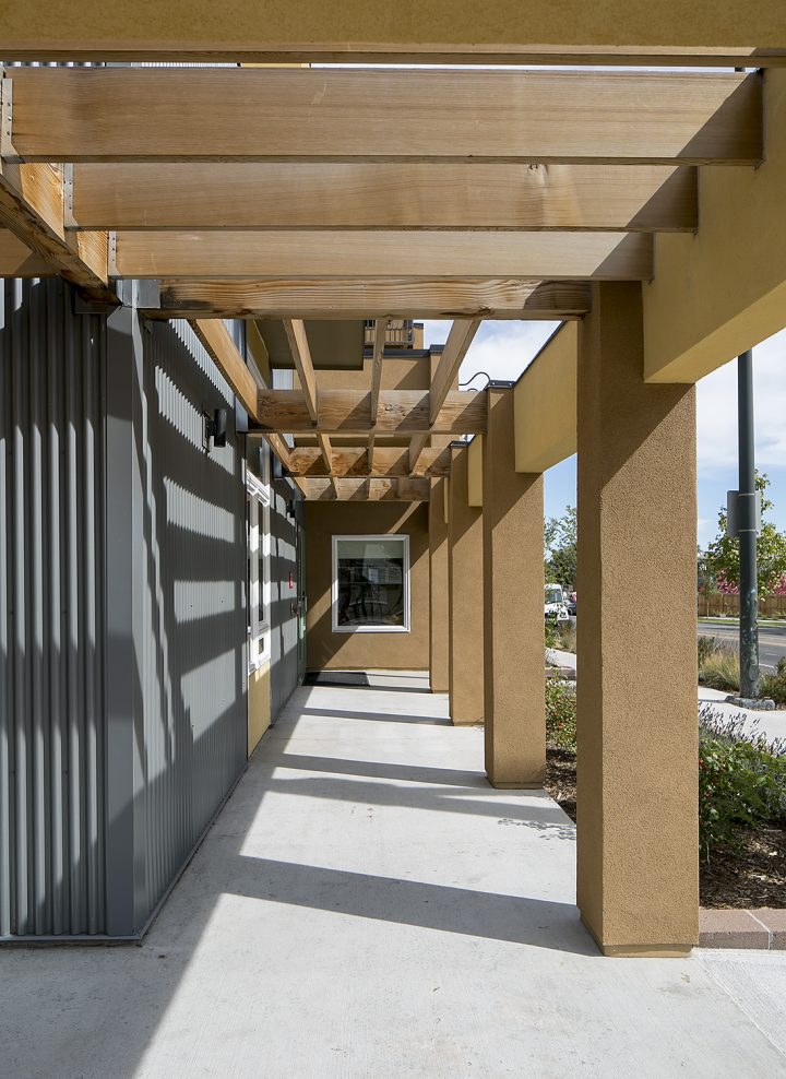 Del Corazon, affordable housing, covered exterior walkway — VMWP