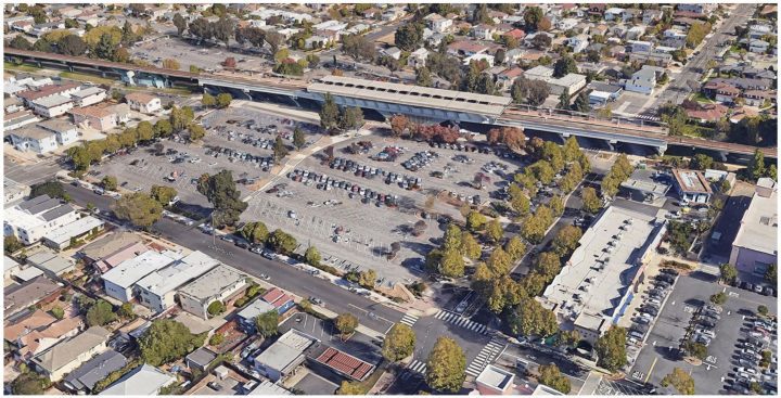 El_Cerrito_plaza BART-TOD-urban_design-Aerial