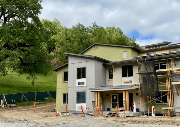 Victory Village, senior housing, exterior construction stage — VMWP