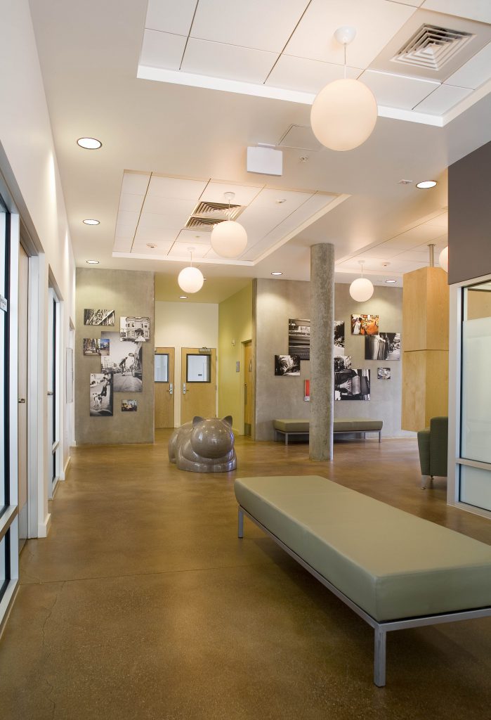 lobby of Valencia Gardens are works by Beniamino “Bene” (Benny) Bufano