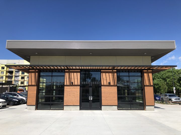 Sienna on Sloan's Lake, Colorado adaptive reuse, retail storefront facade — VMWP