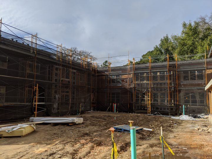 Victory Village, senior housing, wood framing stage — VMWP