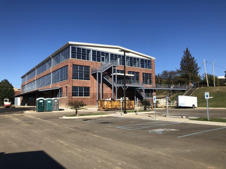 Mississippi Center for Innovation and Technology, adaptive reuse, street corner view — VMWP