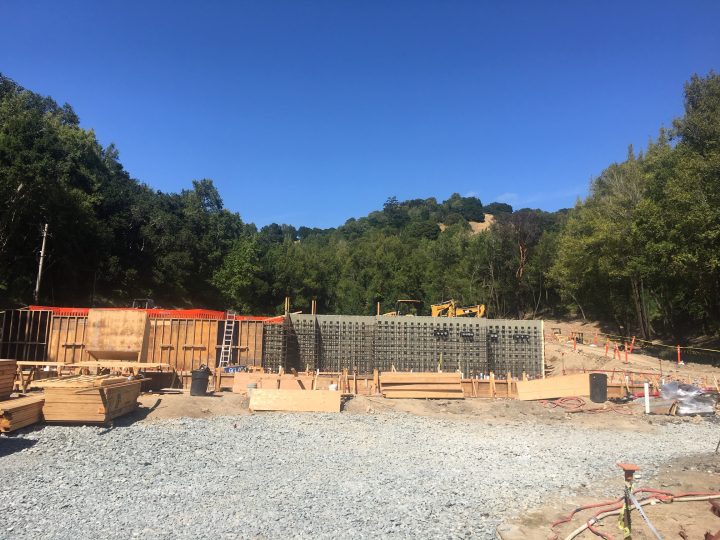 Victory Village, senior housing, foundation formwork stage — VMWP