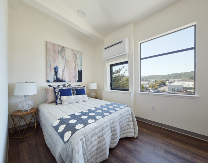 VMWP adaptive reuse, office conversion, Casa Canal, unit with view — Photo Credit: Keith Baker