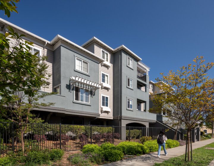 VMWP Nugent Square affordable housing apartment renovation exterior siding — Image: Vantage Point Photography