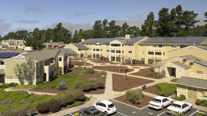 Renovation Pacific Meadows affordable senior housing carmel exterior