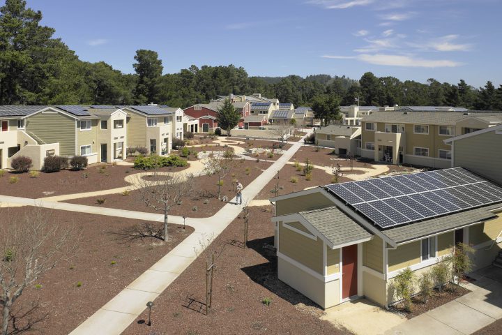 Renovation Pacific Meadows affordable senior housing photovoltaic system