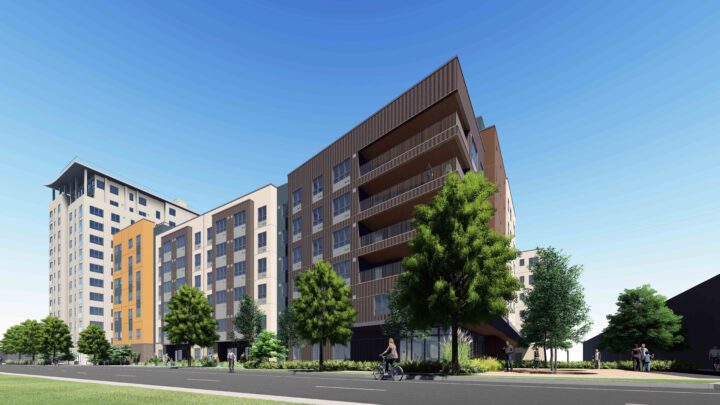 87 E Evelyn, Mountain View, Affordable Housing Architects, Main Rendering — VMWP