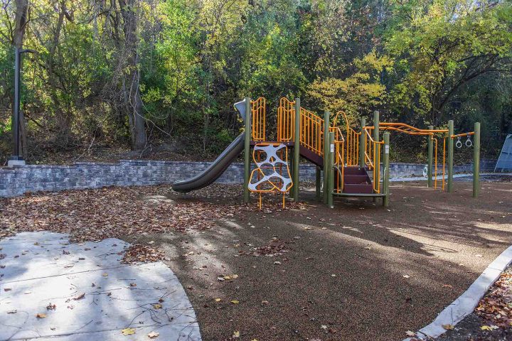 Maple Hills Apartments Renovation Minneapolis playground — Image: VMWP