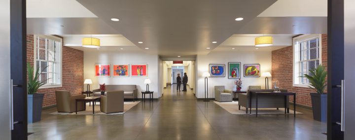 renovation adaptive re-use-Architecture-St_Josephs-Affordable_Housing lobby interior