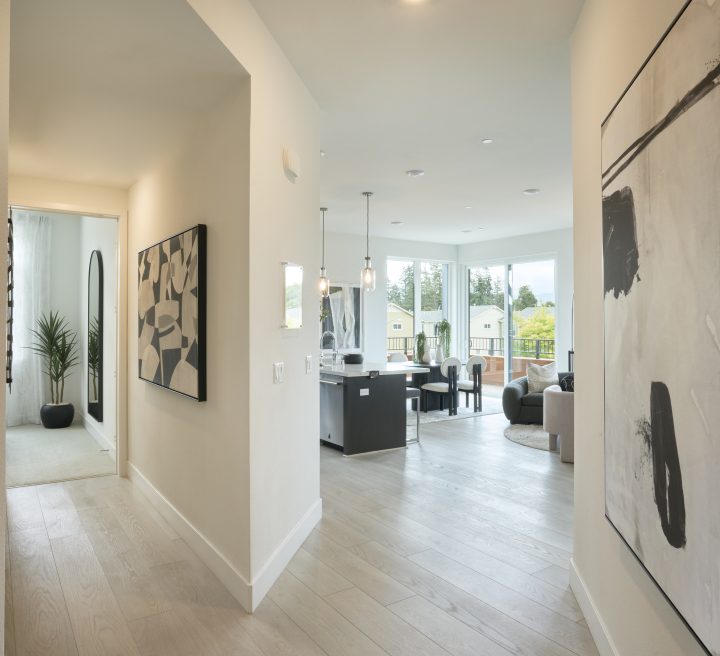 transit oriented condominiums Vantage at The Station condos unit interior — Image: Ken Gutmaker