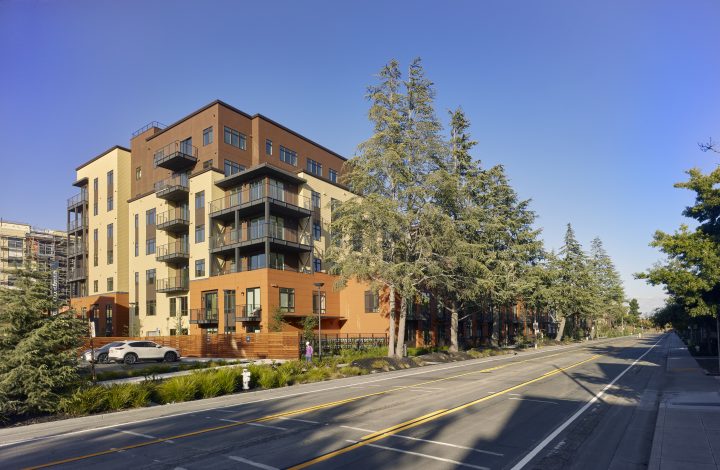 transit oriented condominiums Vantage at The Station condos pedestrian experience — Image: Ken Gutmaker
