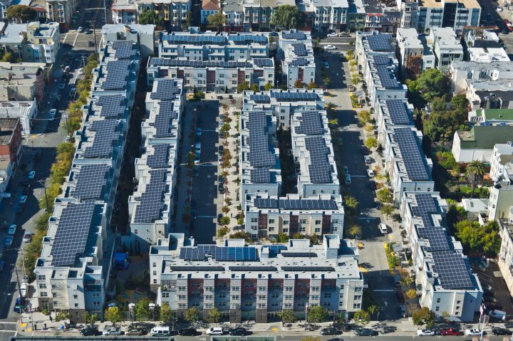 As of 2008, Valencia one of the largest residential multi-tenant solar projects in the country